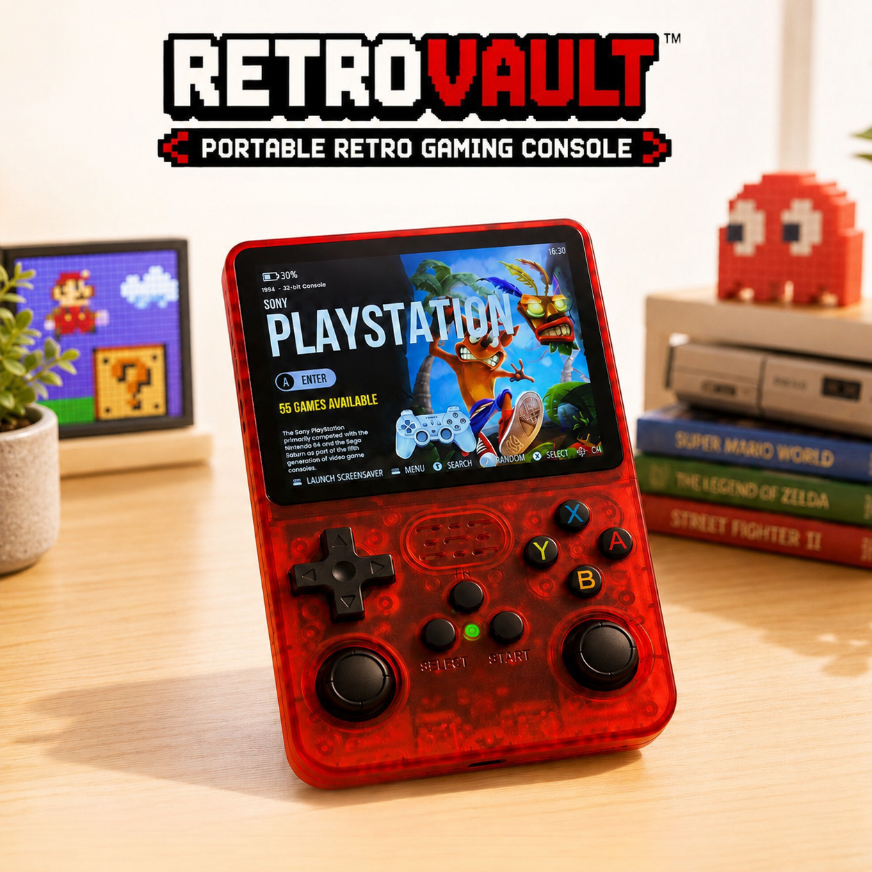 RetroVault™ – Portable Retro Gaming Console