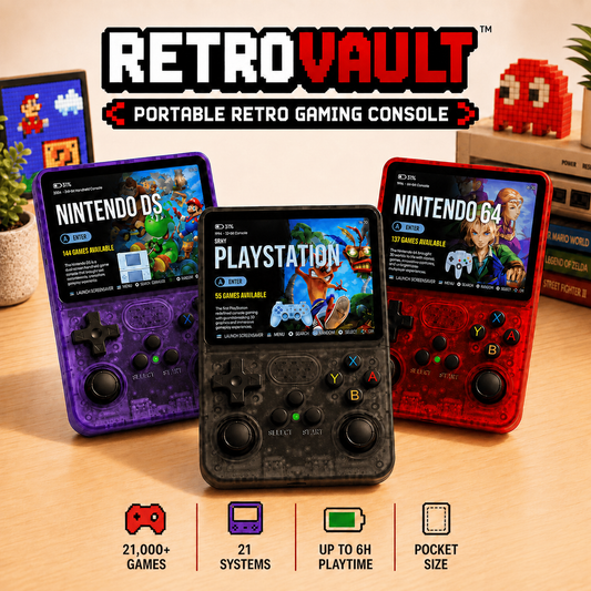 RetroVault™ – Portable Retro Gaming Console
