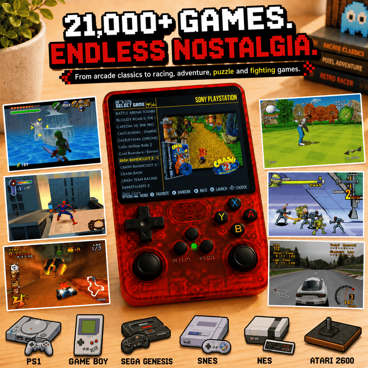 RetroVault™ – Portable Retro Gaming Console